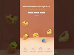 Gepersonaliseerde baby siliconen fruit tandjes broodje BPA vrij